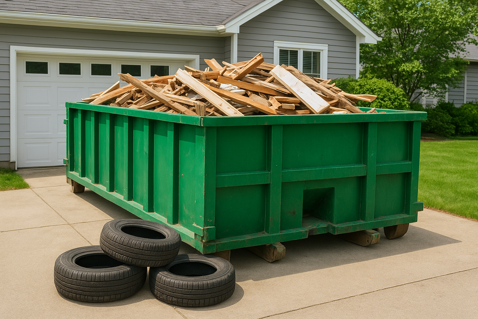 9. Dumpster rental help for your bigger cleanup project