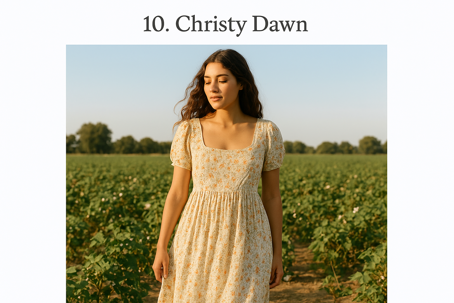 10. Christy Dawn