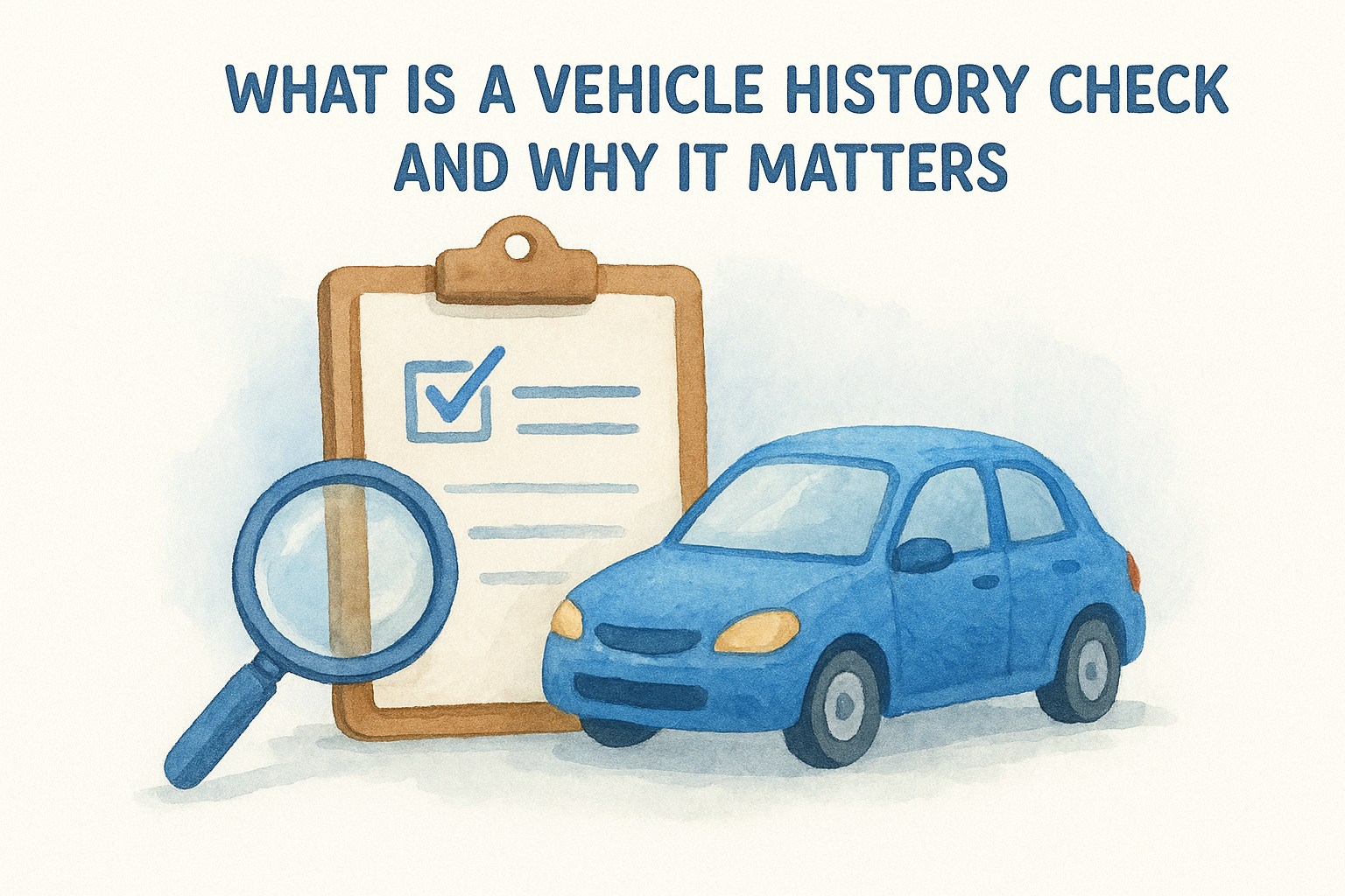 1. What is a vehicle history check and why it matters