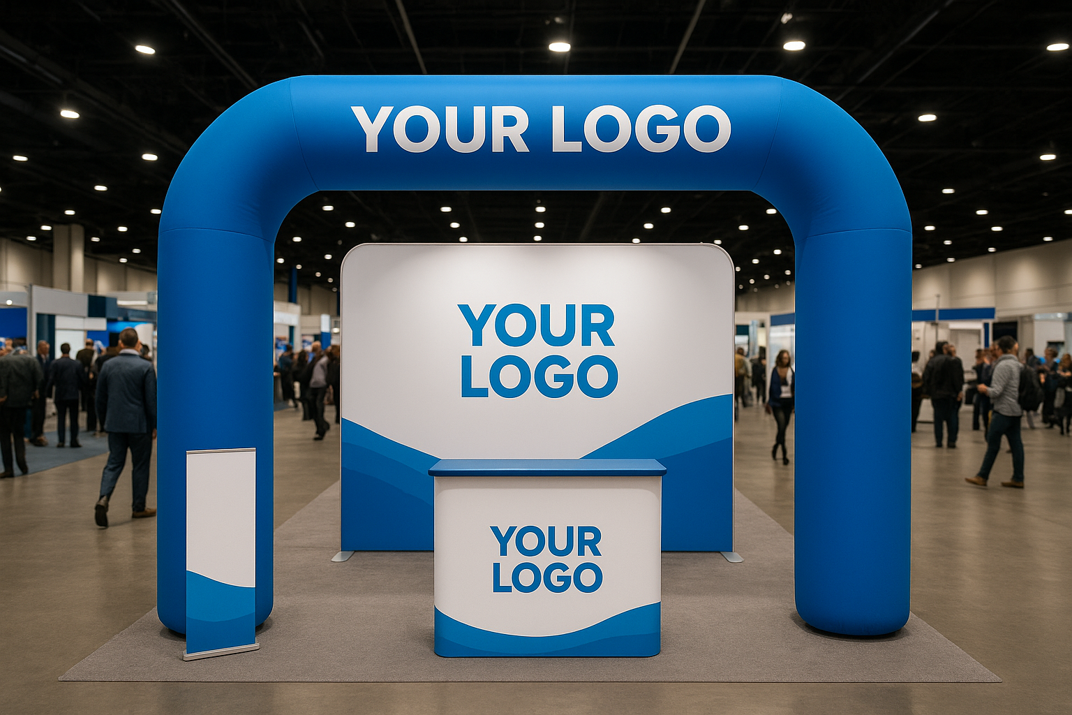 Custom branded arches for trade shows and promotions