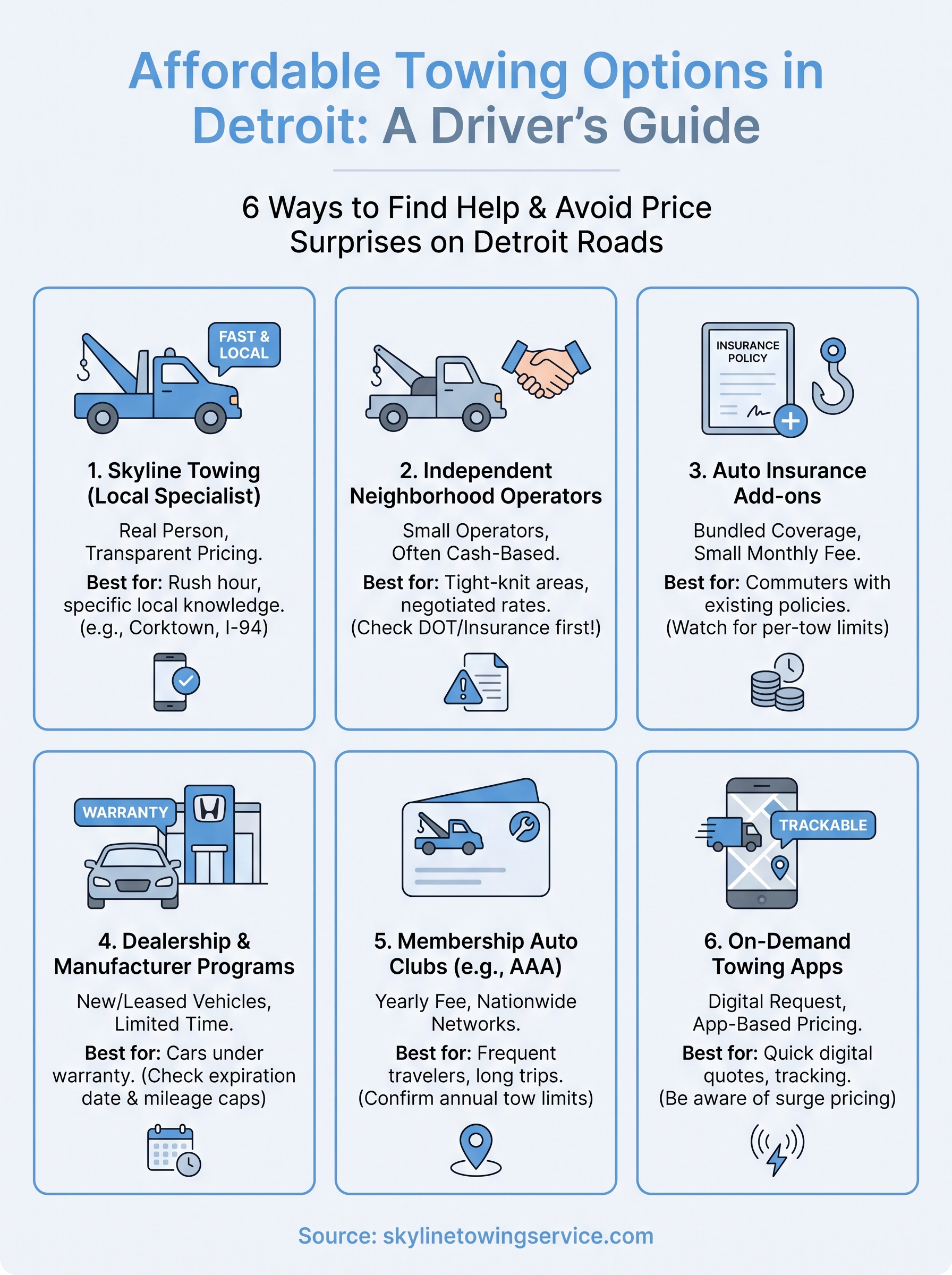 cheap towing service near me infographic