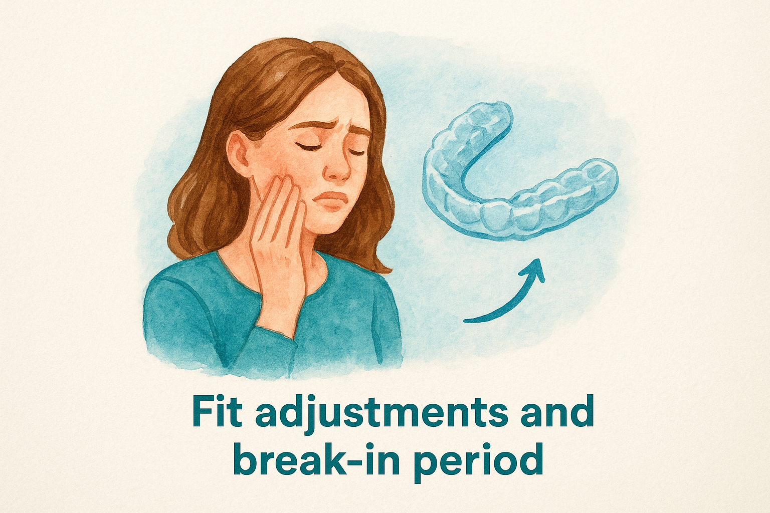 Fit adjustments and break-in period