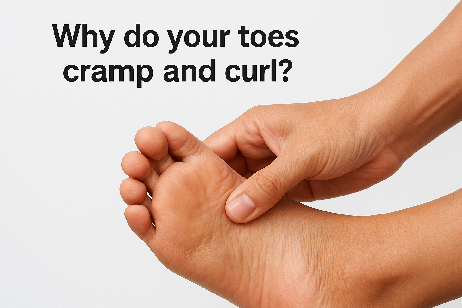 Why do your toes cramp and curl?