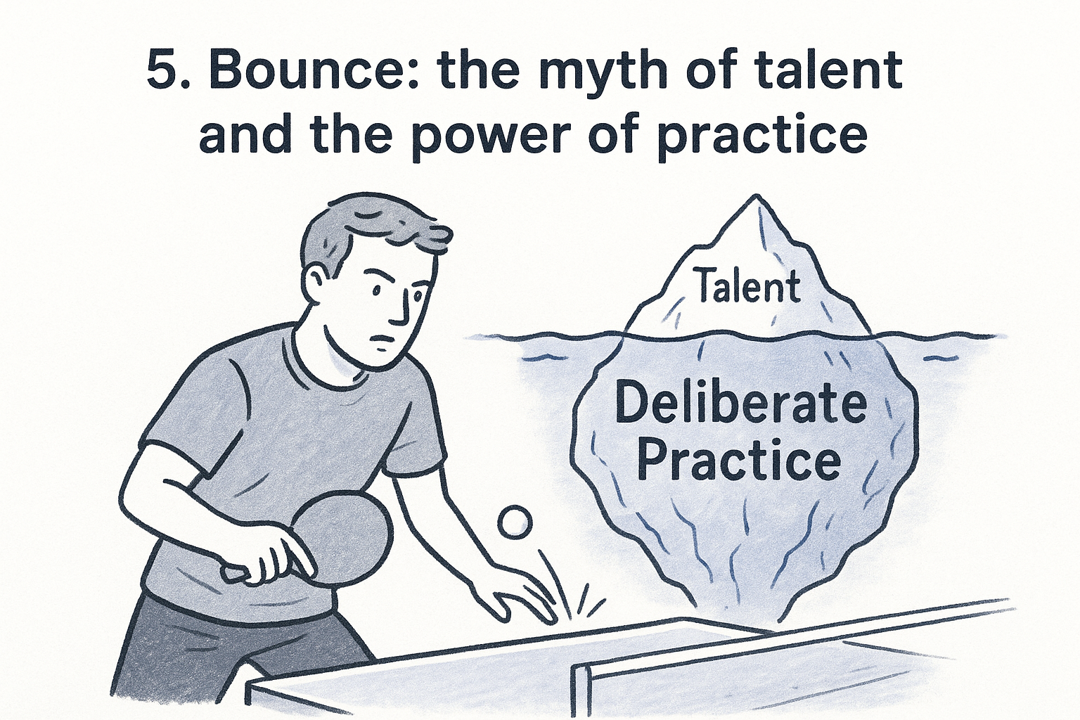 5. Bounce: the myth of talent and the power of practice