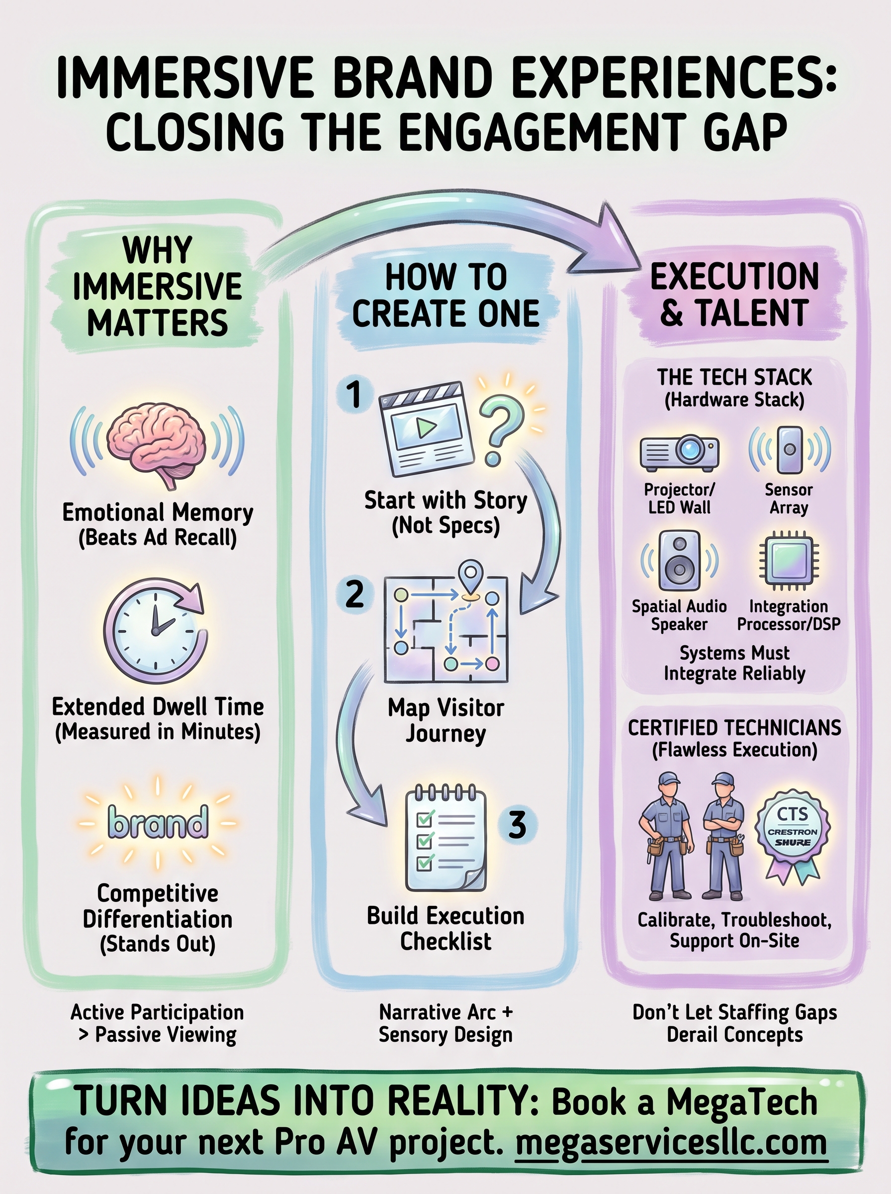 immersive brand experiences infographic