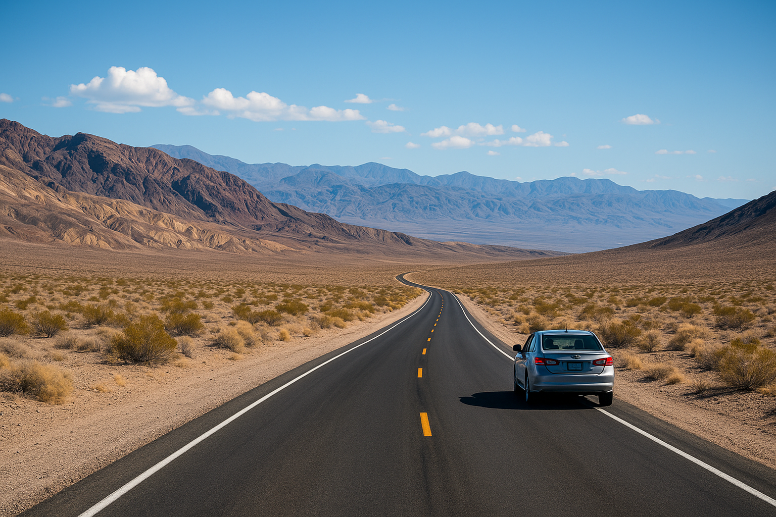 The drive from Las Vegas