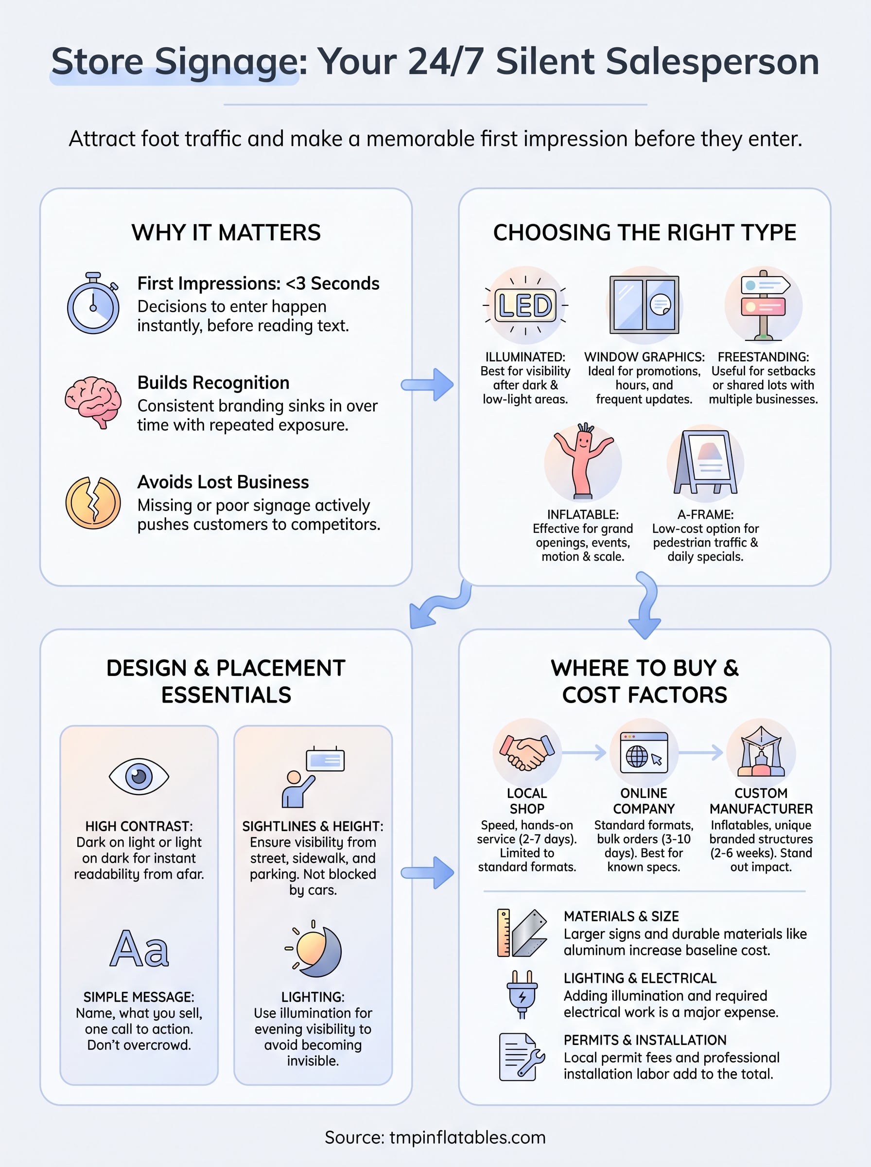 store signage infographic