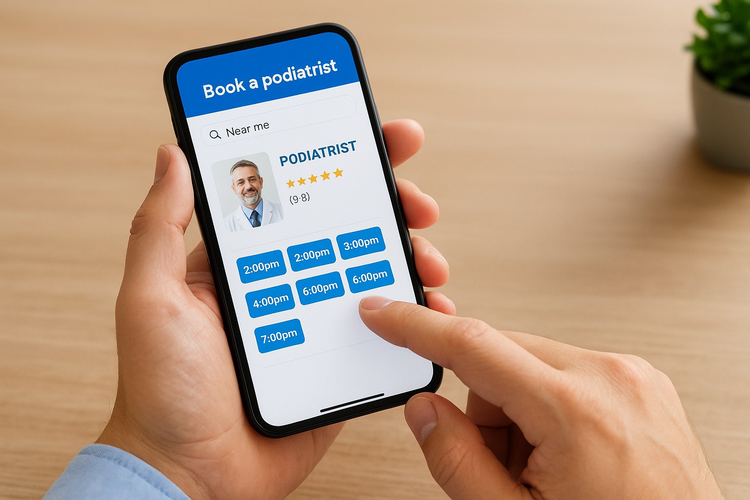 3. Zocdoc for booking podiatry visits