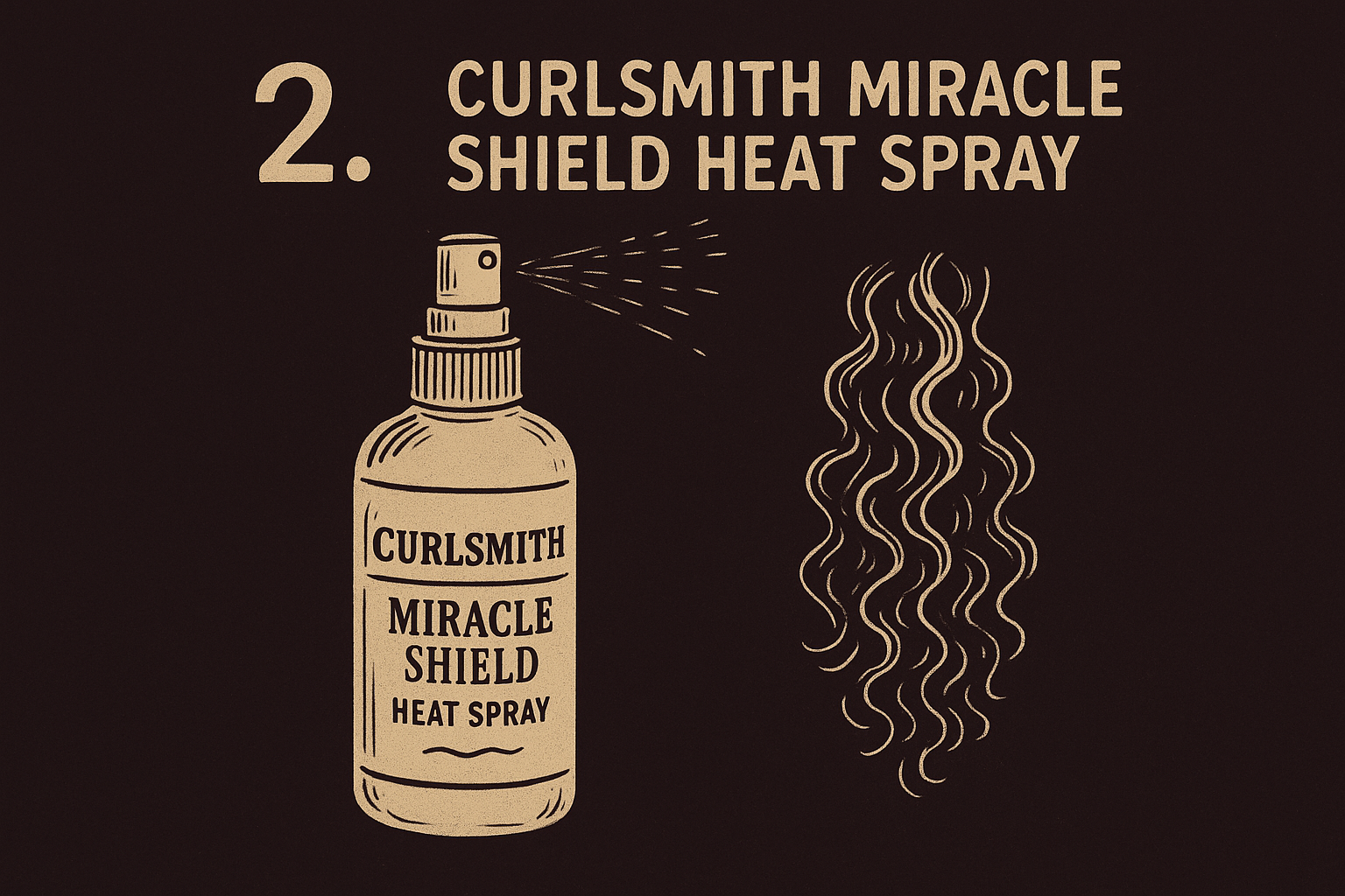 2. Curlsmith Miracle Shield heat spray