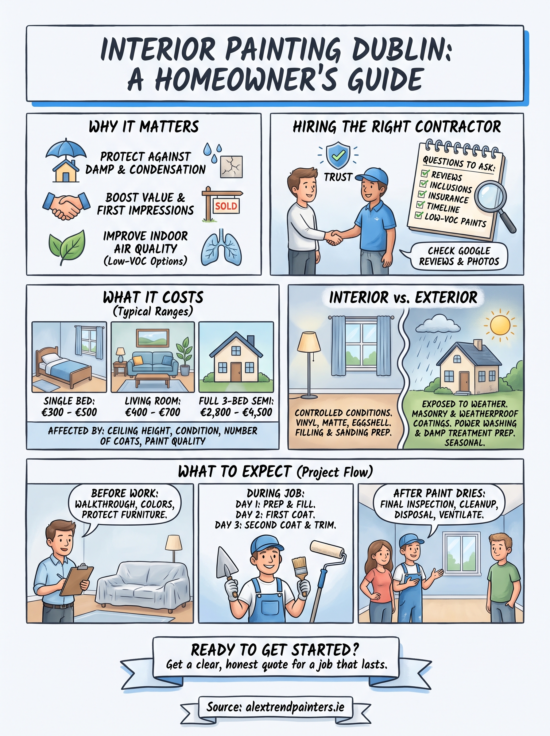 Interior Painting Dublin: What It Is and What to Expect 5 interior painting dublin infographic