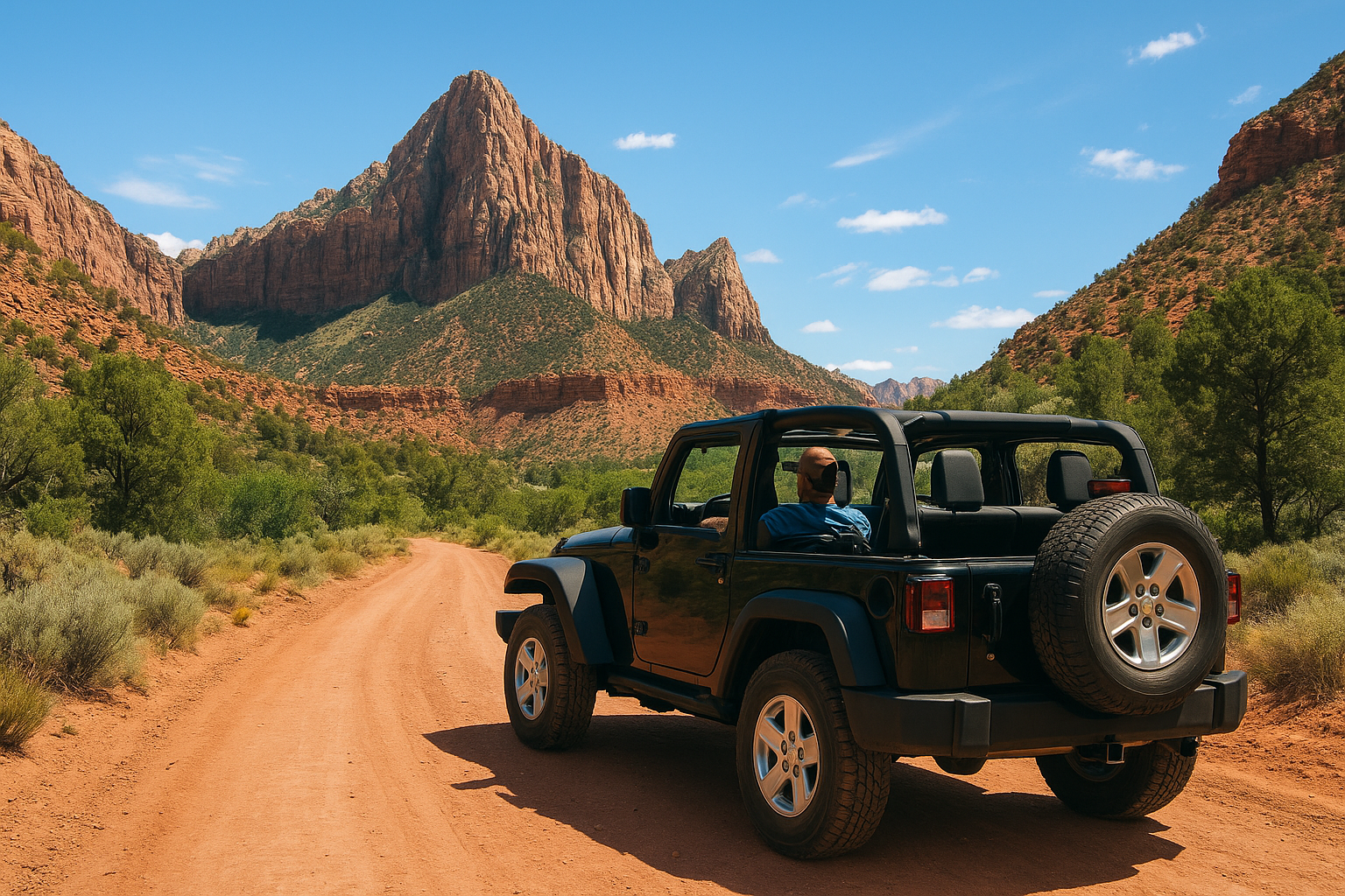 6. Self-guided Zion National Park jeep tour