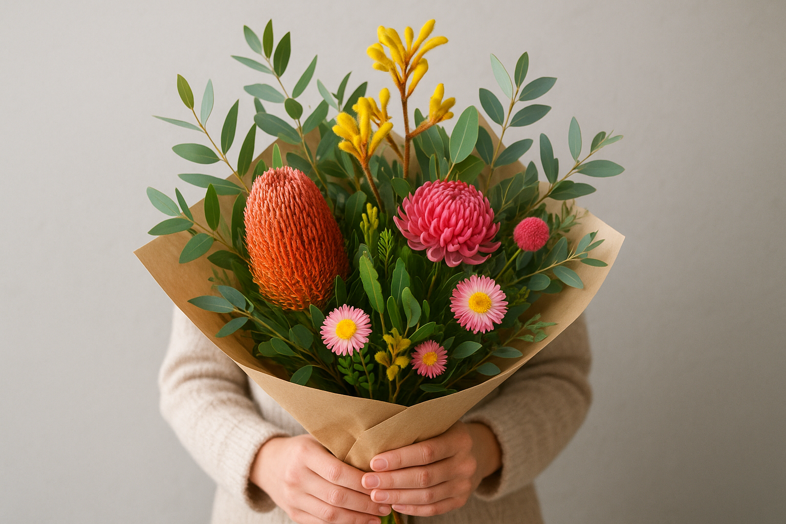 7. Fresh flowers or a native Australian bouquet