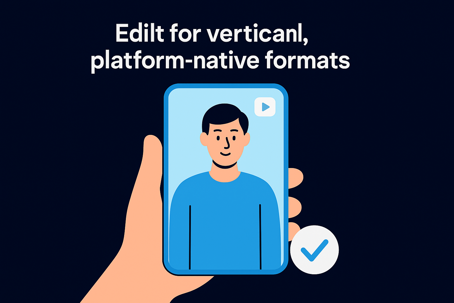 3. Edit for vertical, platform-native formats