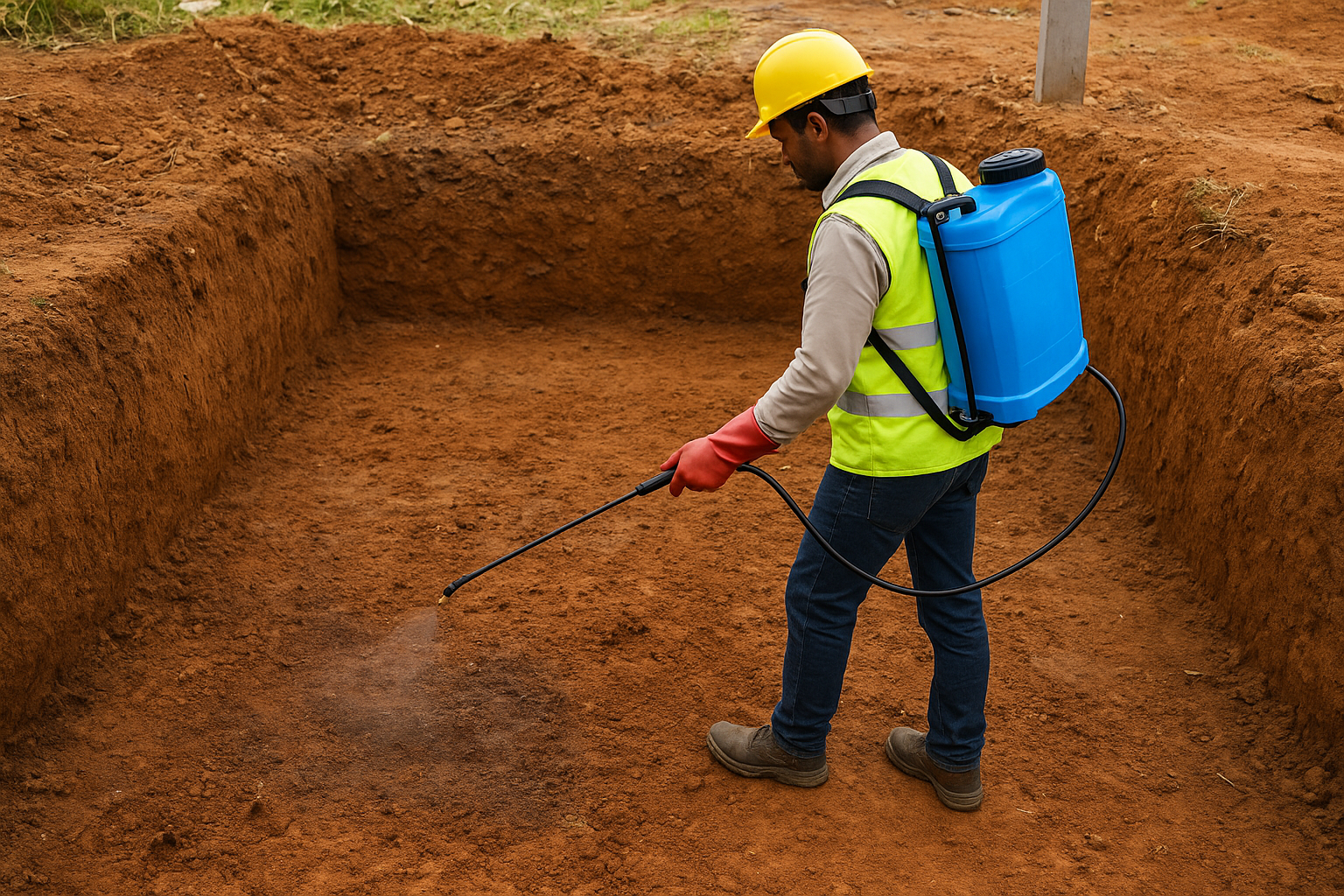 Anti-Termite Treatment for New Construction: Step-by-Step Guide 1 Step 1. Treat the soil before laying the foundation