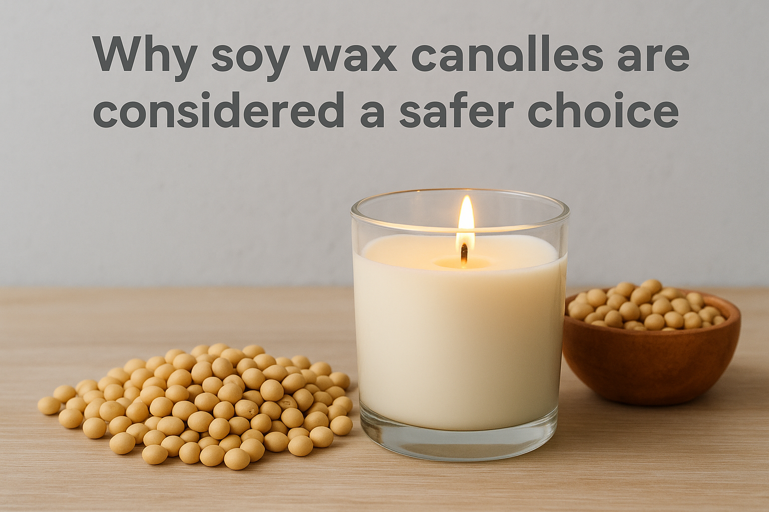 Why soy wax candles are considered a safer choice