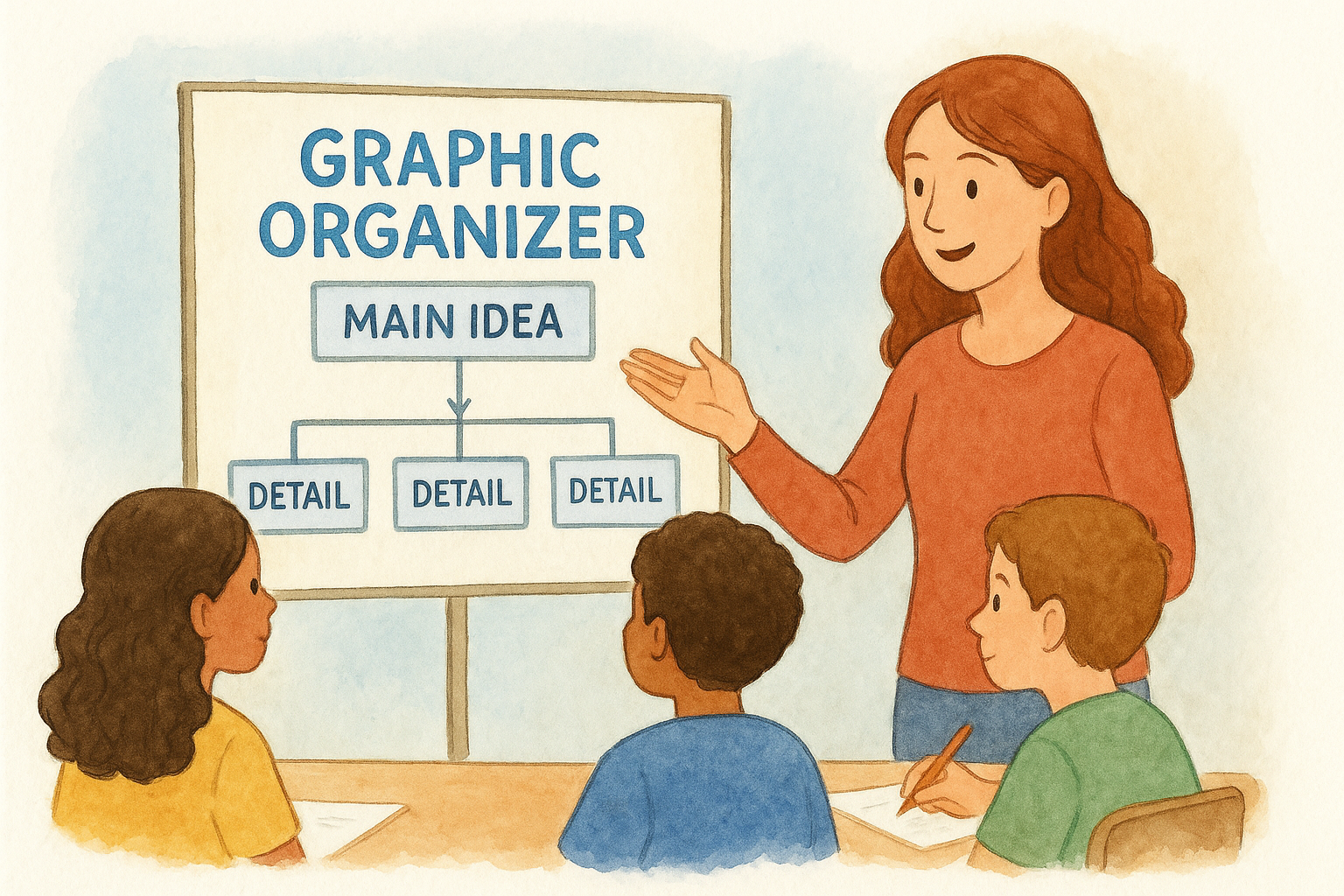 5. Using visual aids and graphic organizers
