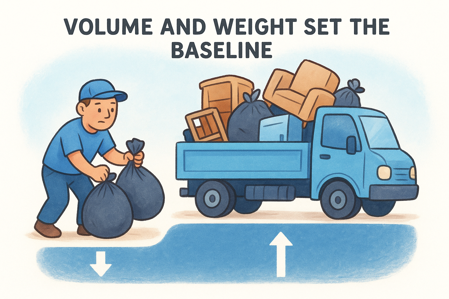 Volume and weight set the baseline