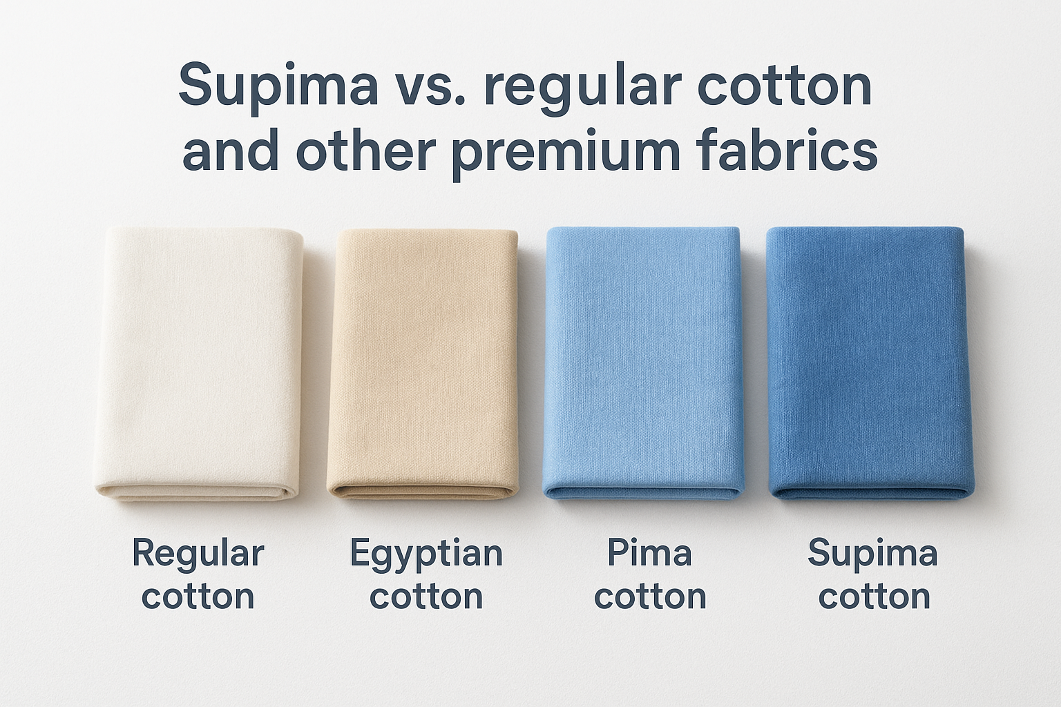 Supima vs. regular cotton and other premium fabrics