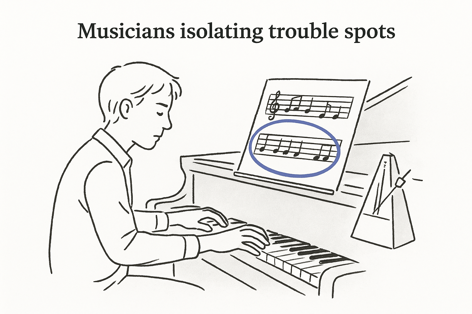 Musicians isolating trouble spots