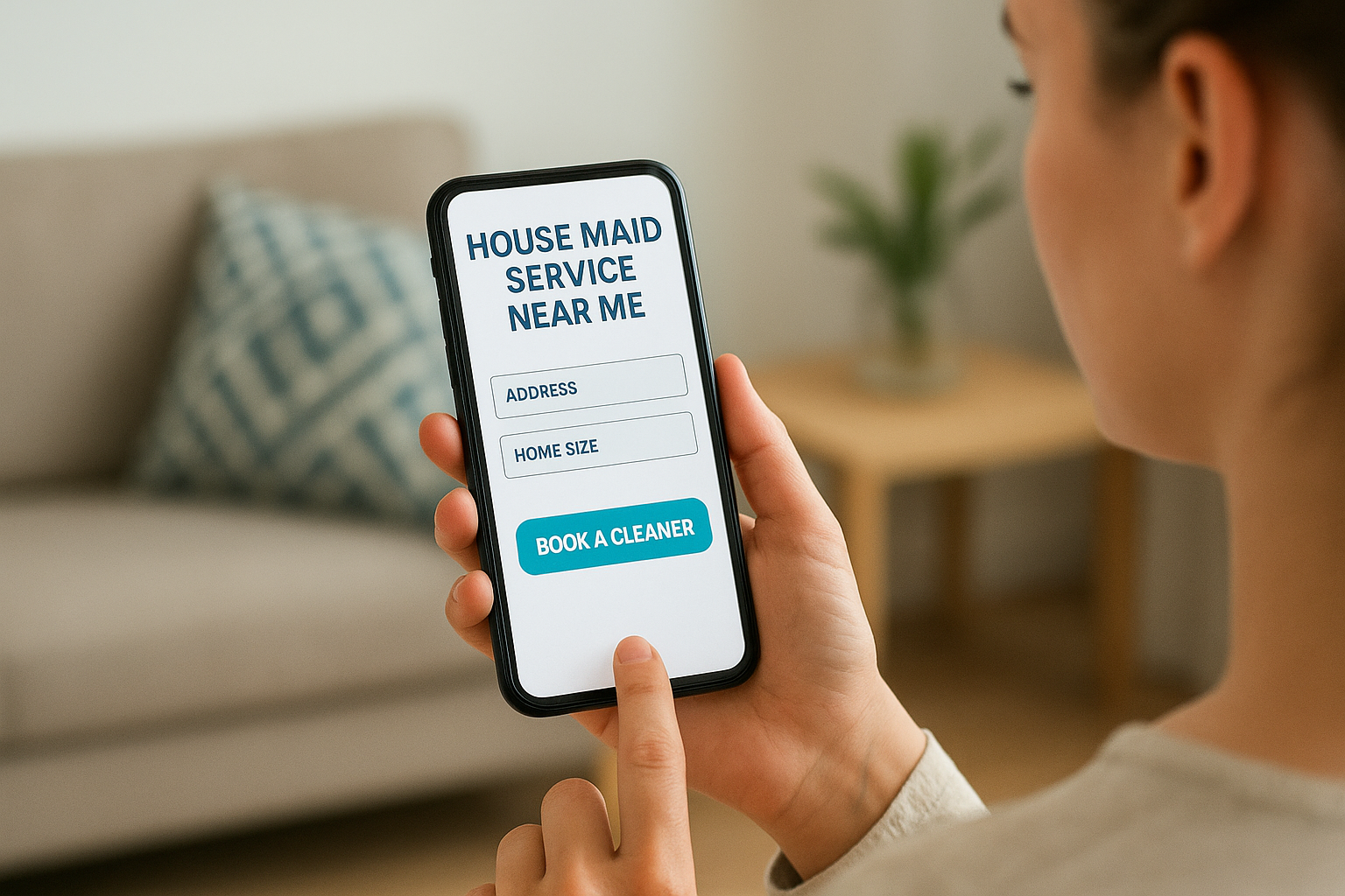 3. On-demand cleaning apps