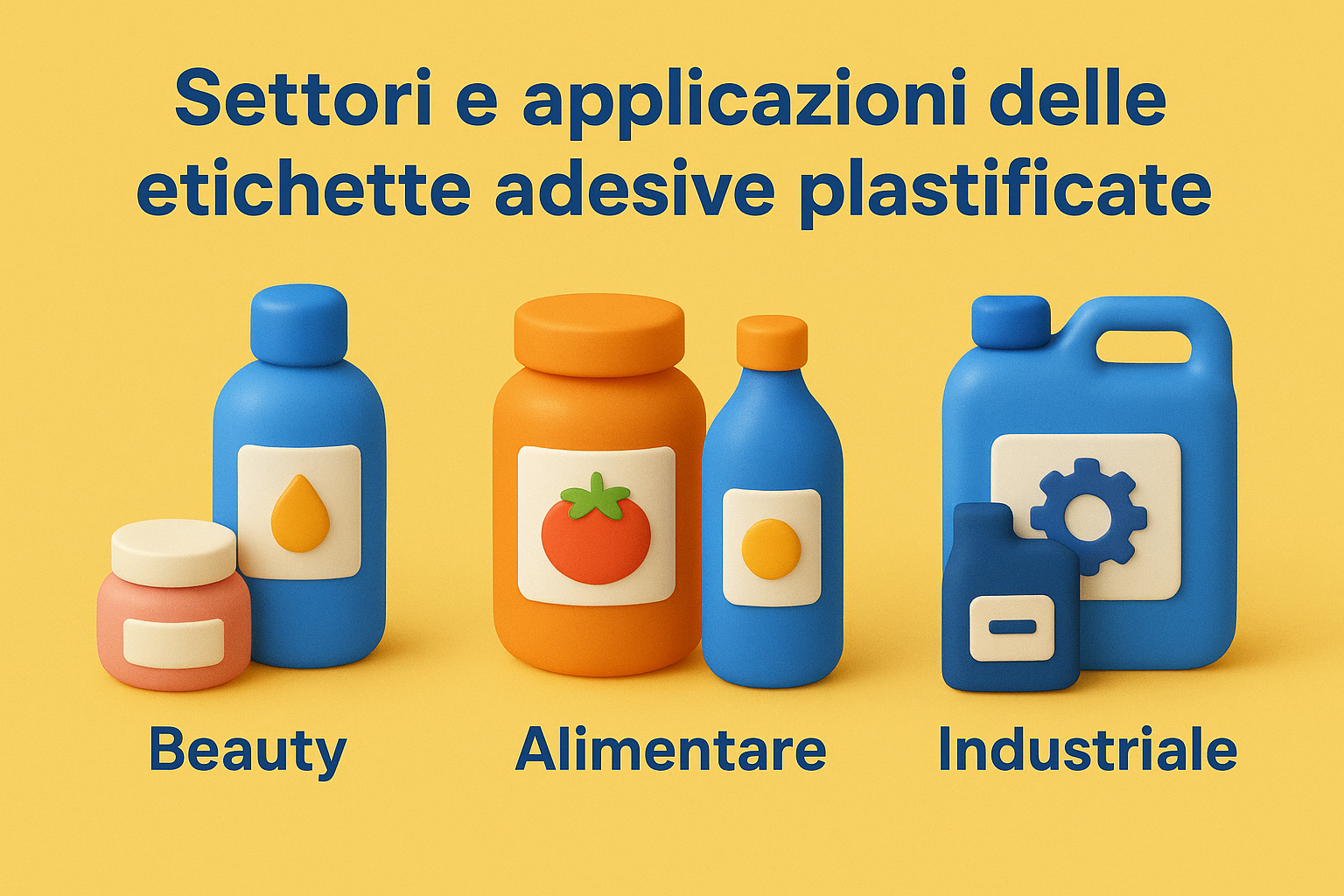 Settori e applicazioni delle etichette adesive plastificate