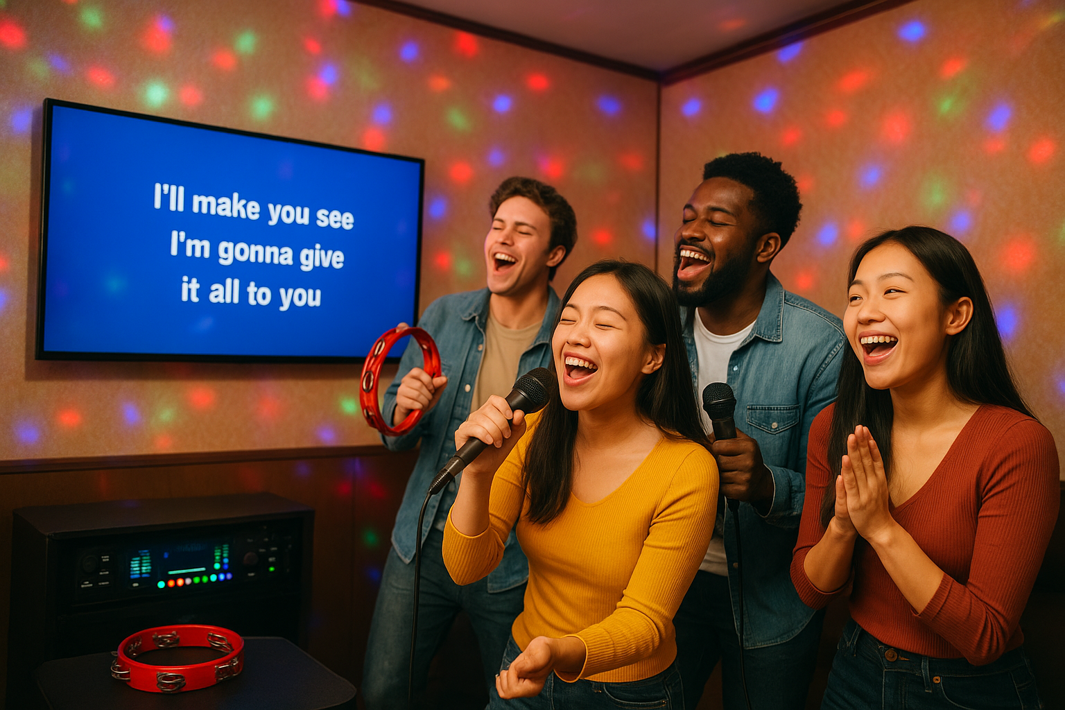 4. Sing your heart out at a karaoke bar