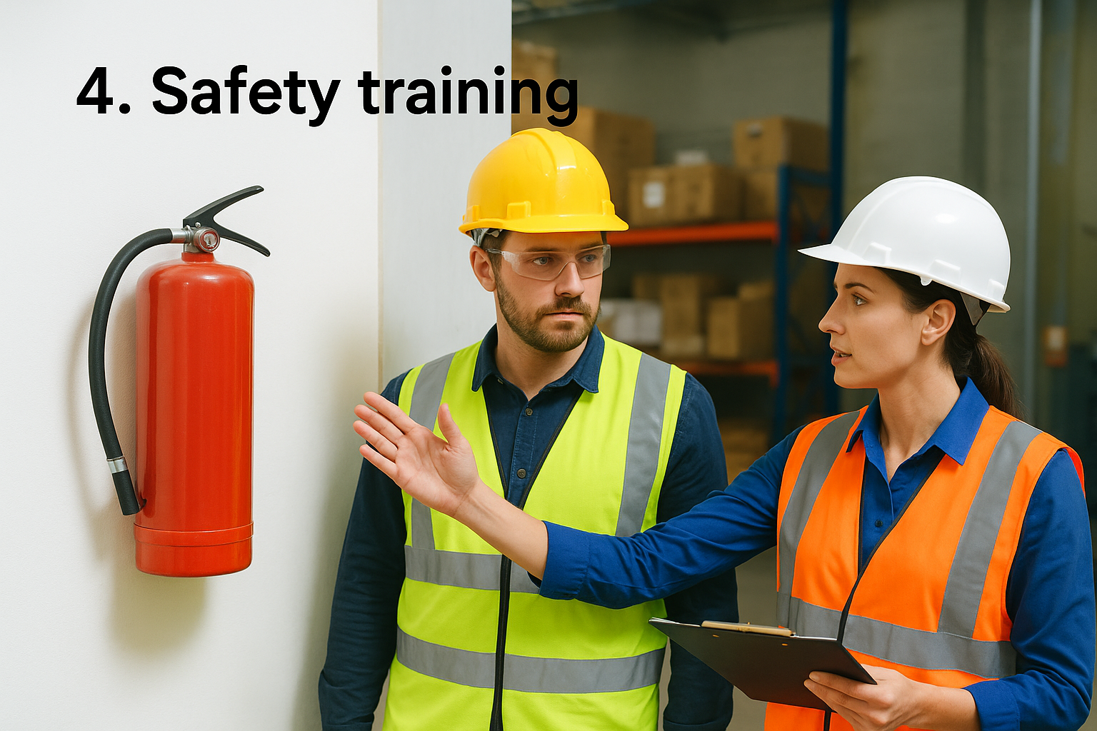 4. Safety training