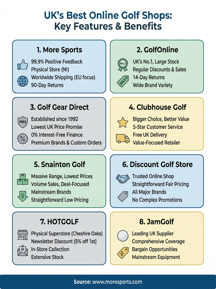 best online golf shop uk infographic
