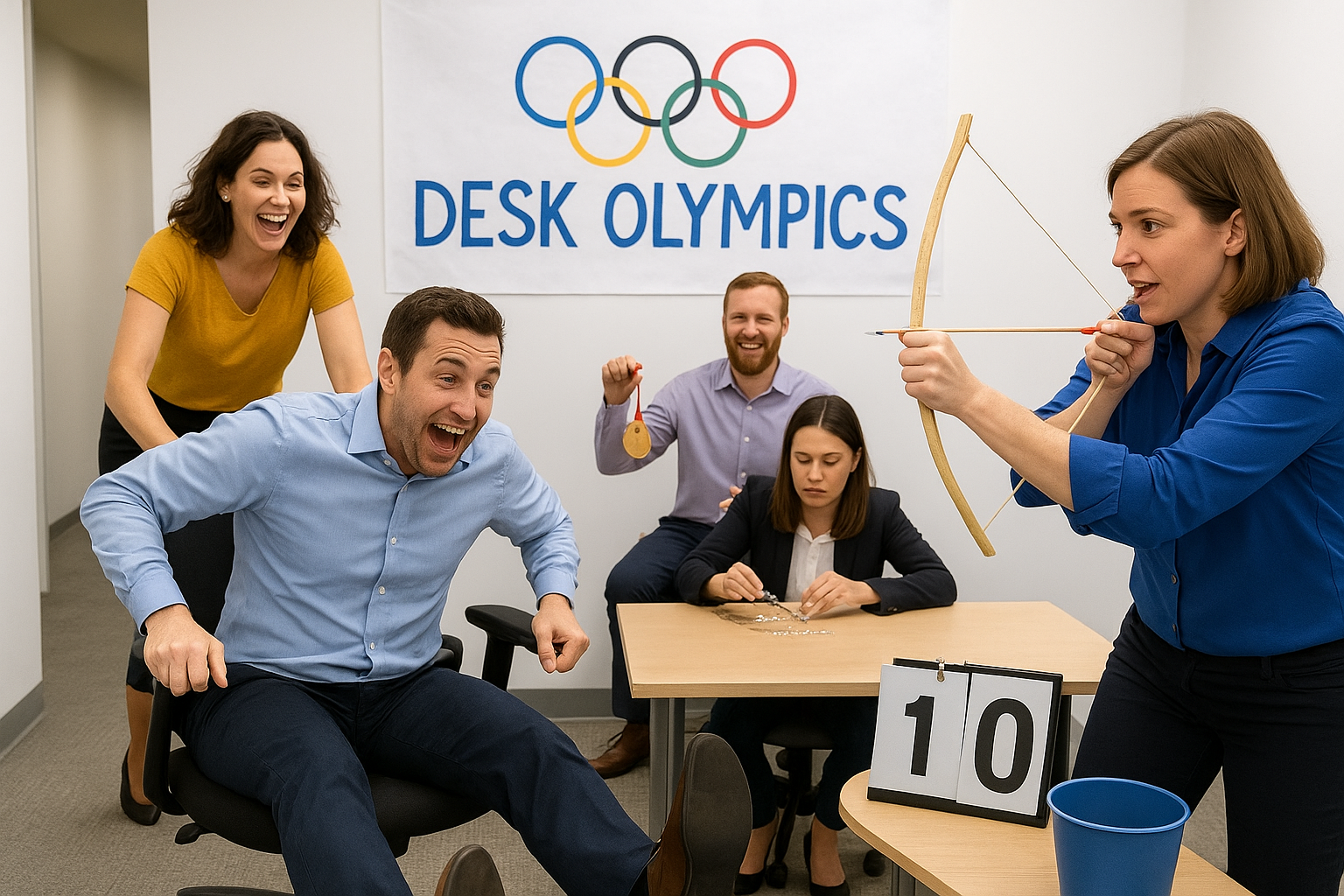 5. Desk Olympics