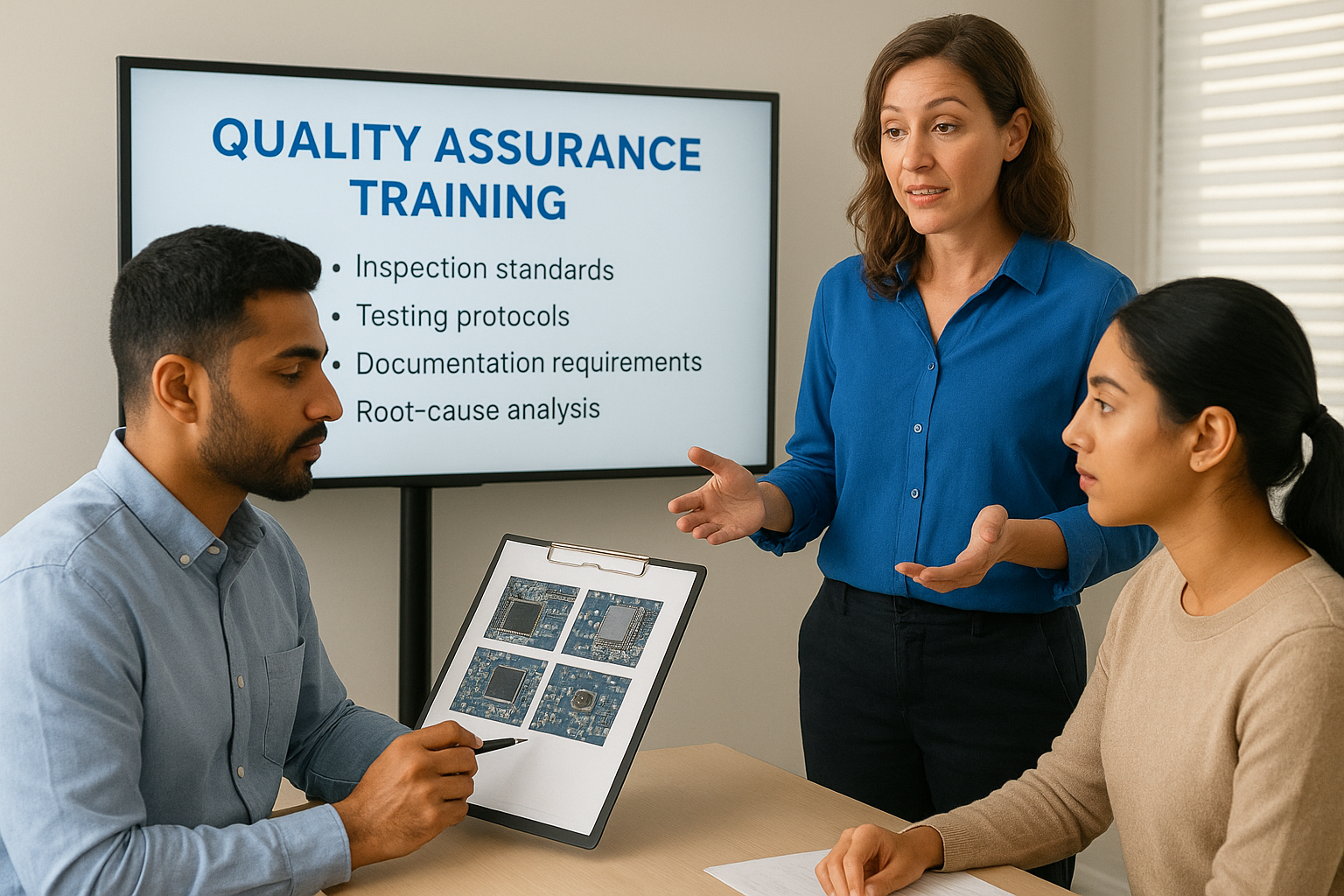 10. Quality assurance training