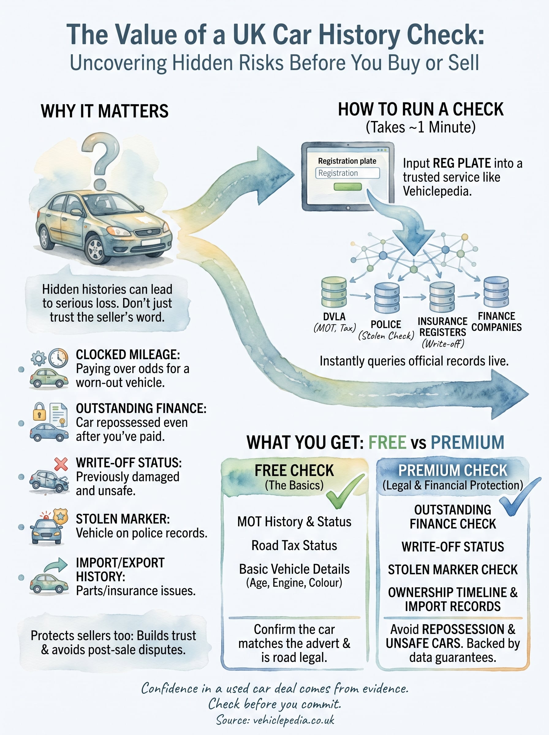 car history check infographic