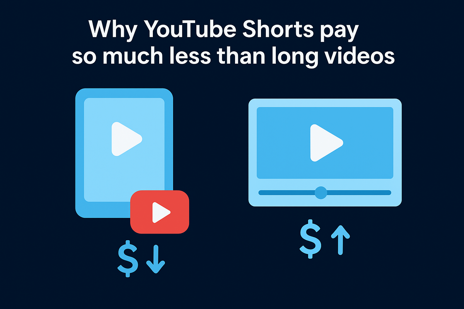 Why YouTube Shorts pay so much less than long videos