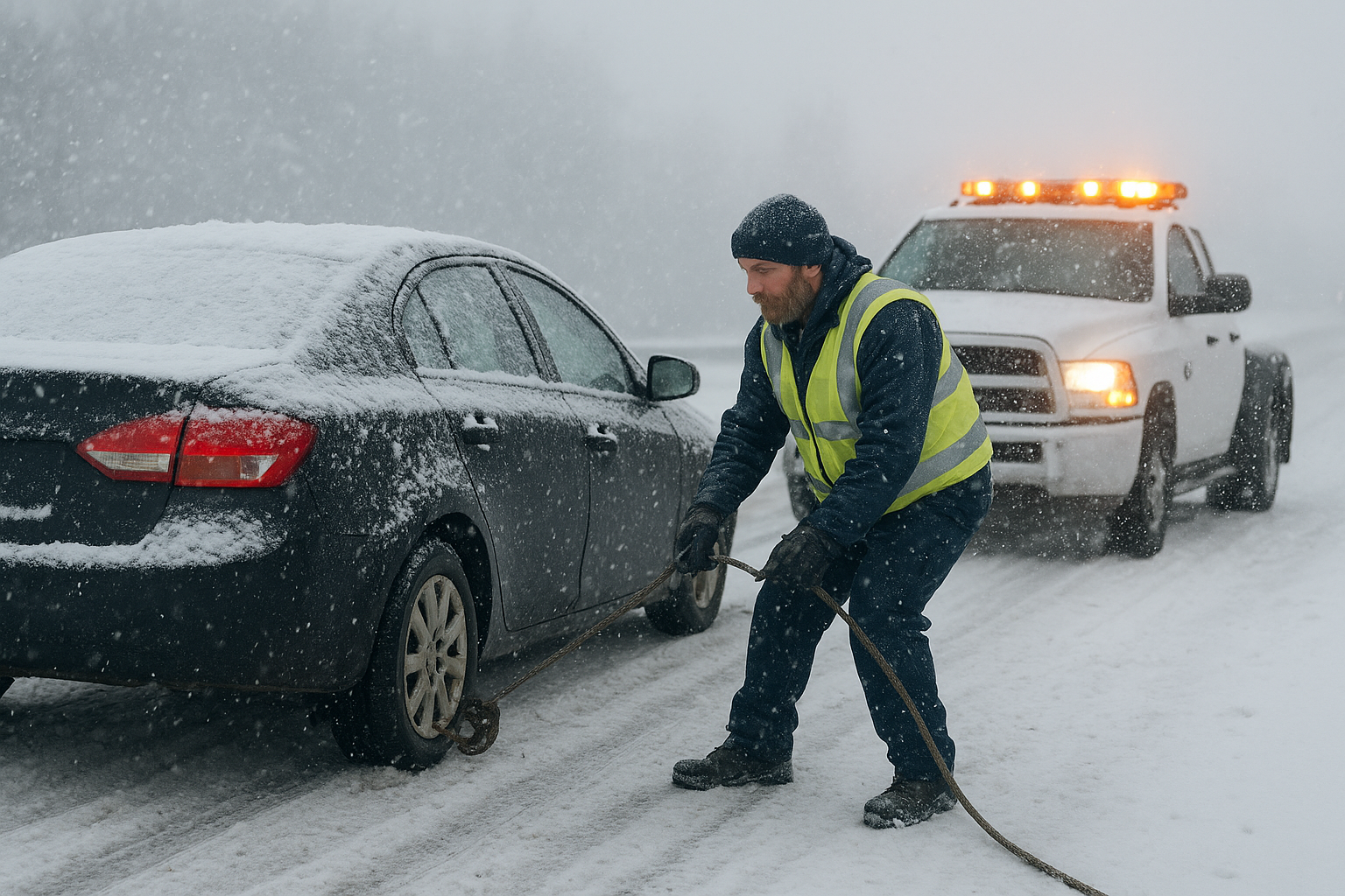 24 Hours Towing Service Near Me: Detroit's Round-the-Clock Help Weather that turns dangerous fast