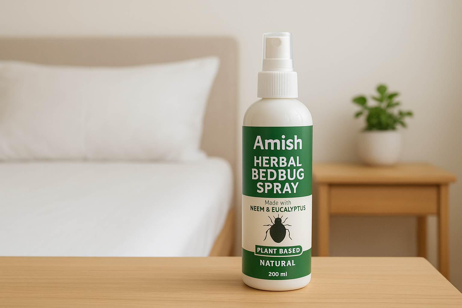 1. Amish Herbal Bedbug Spray