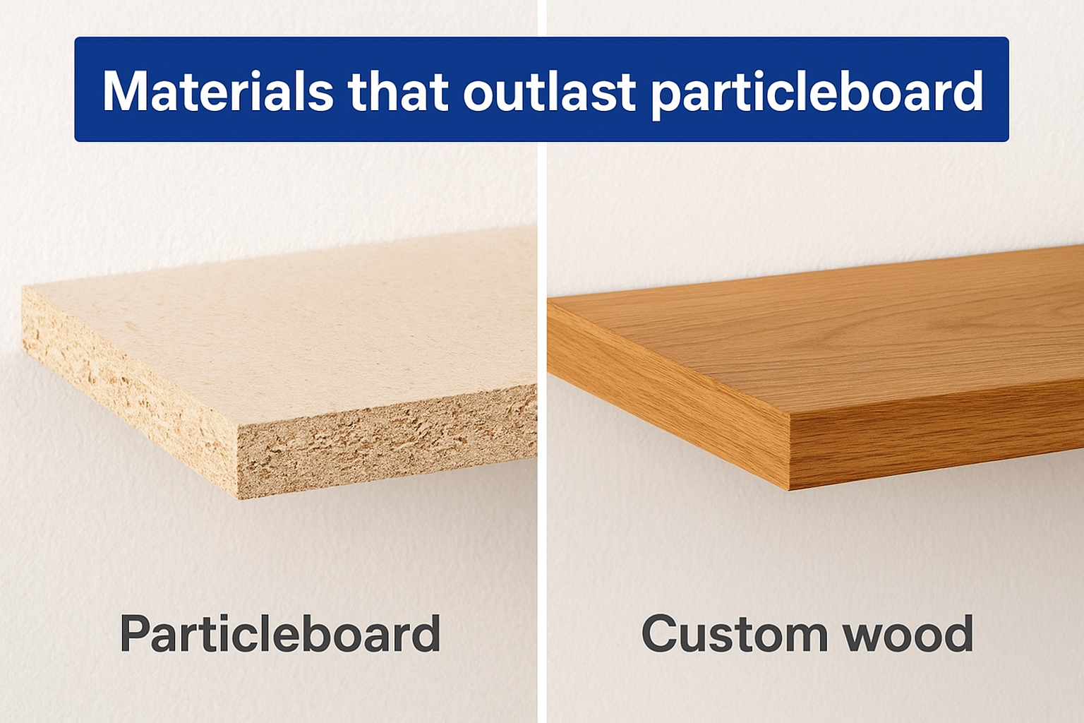 Materials that outlast particleboard