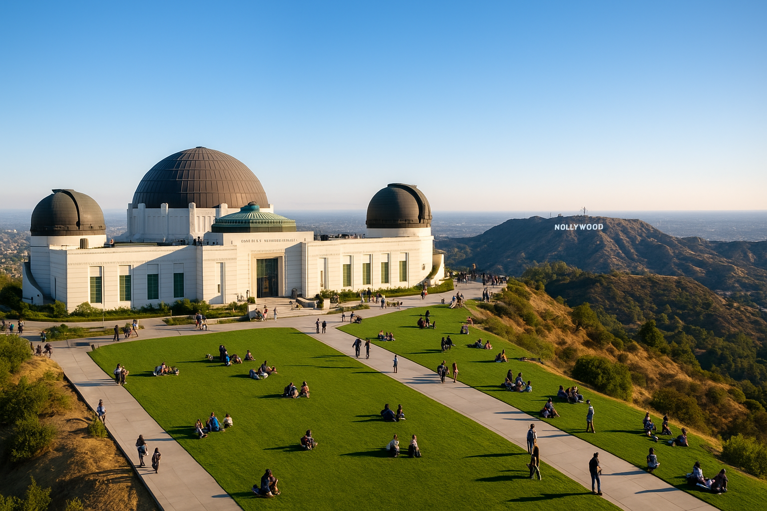 1. Griffith Observatory and Griffith Park