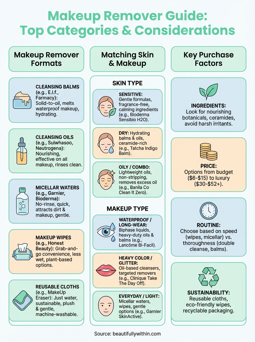 makeup remover infographic