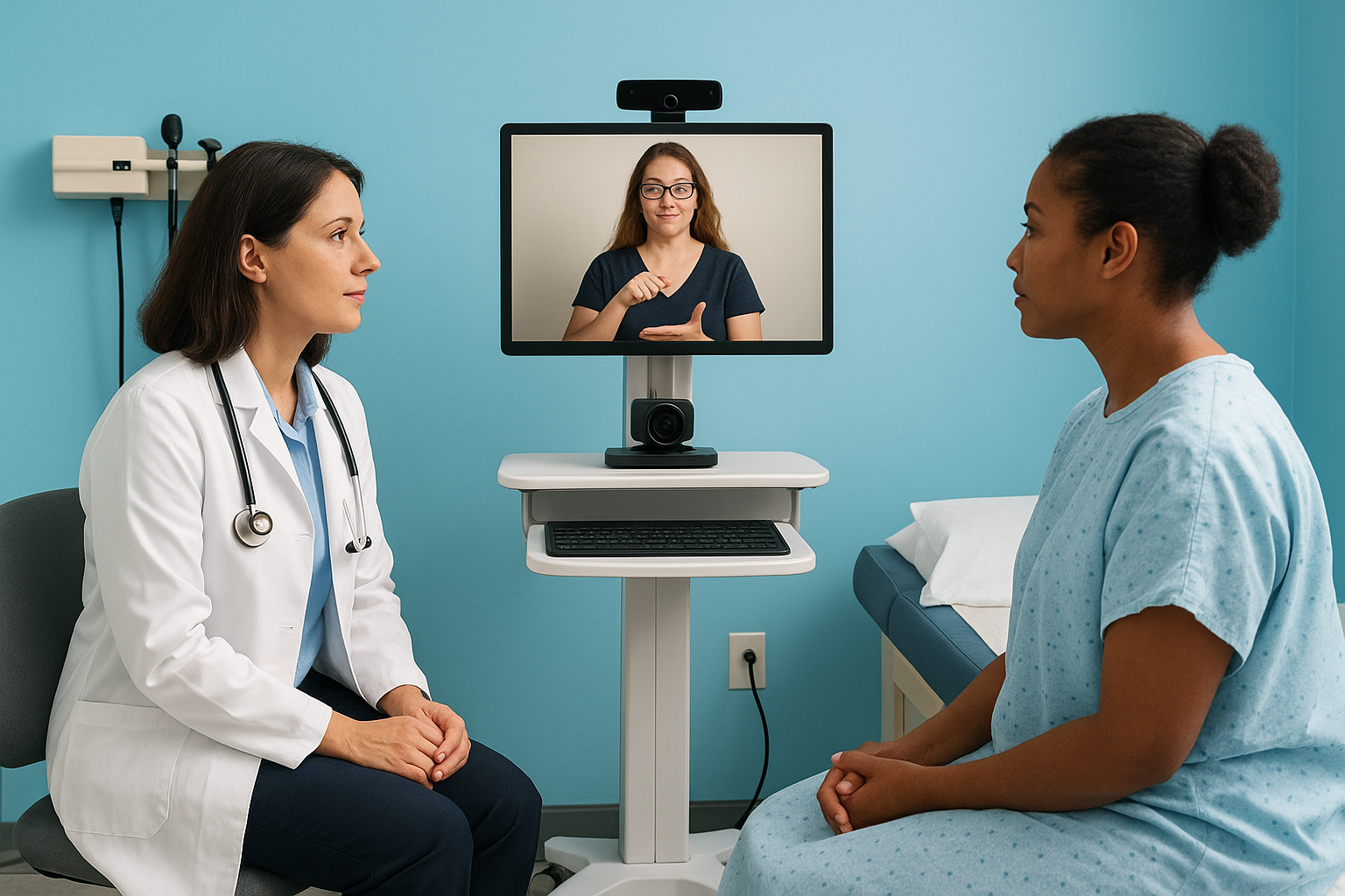 VRI for medical appointments and patient care