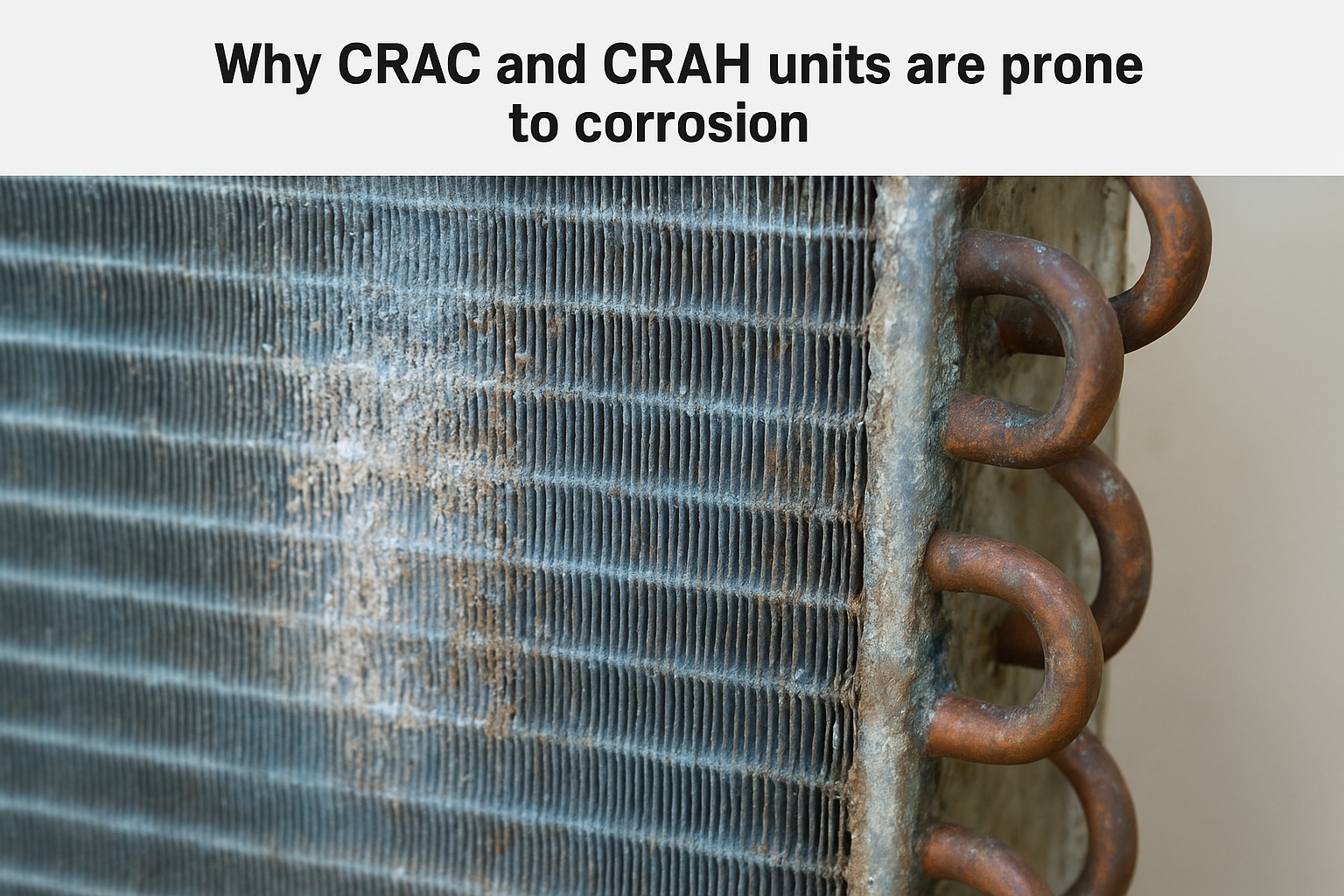 Why CRAC and CRAH units are prone to corrosion