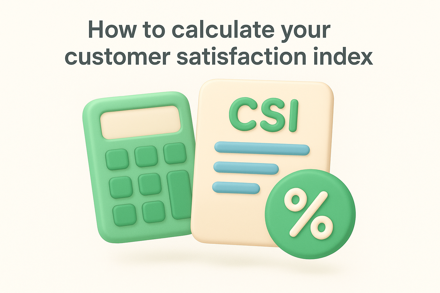 How to calculate your customer satisfaction index