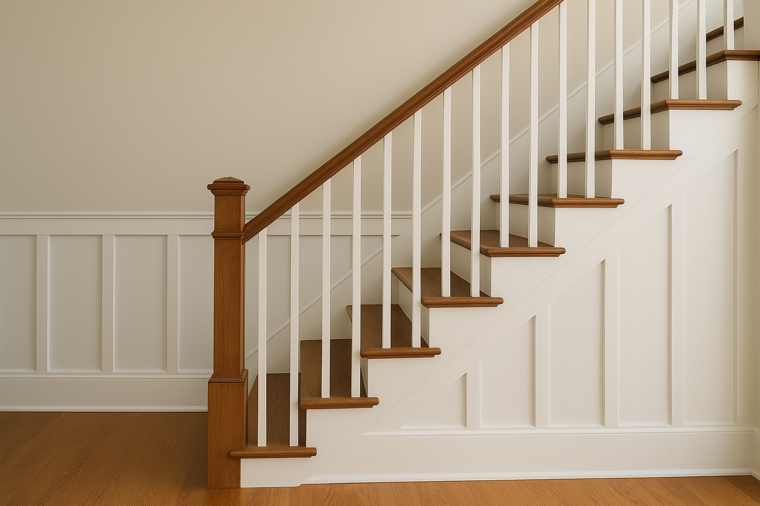 1. Board and batten wainscoting for classic charm