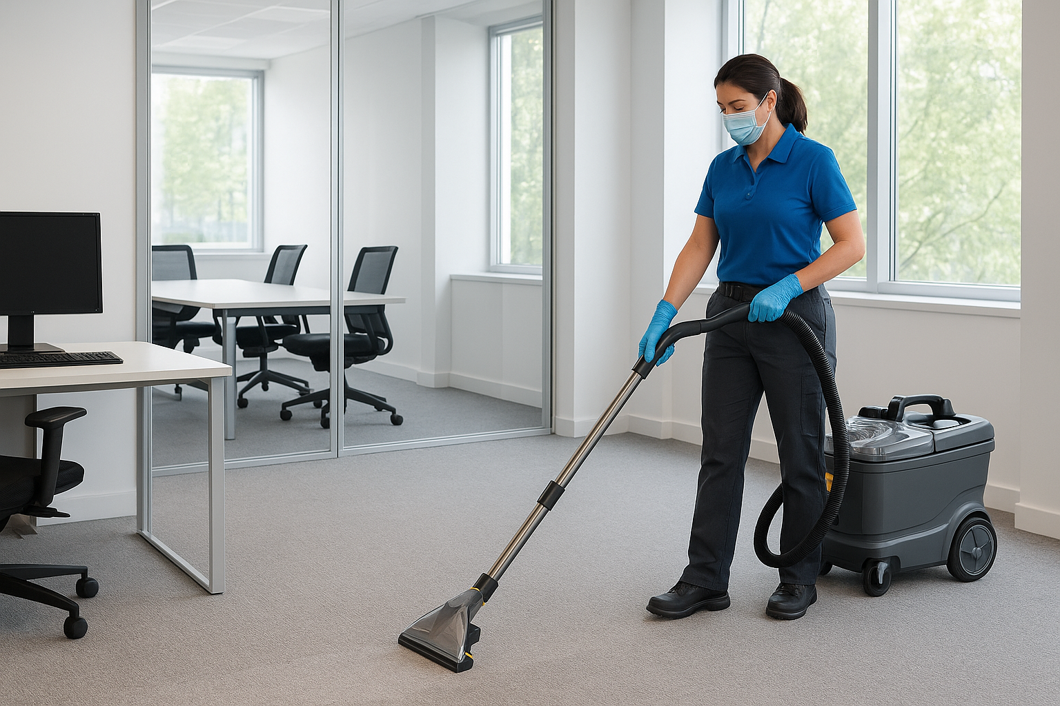 7. Commercial and office deep cleaning services