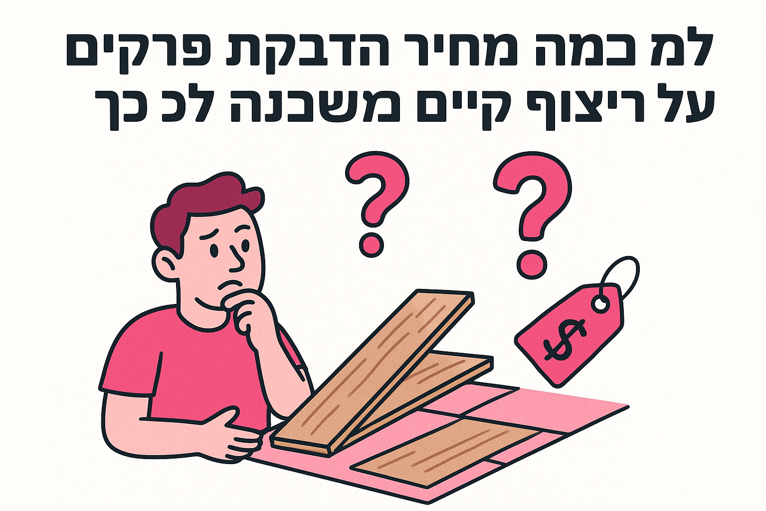 למה מחיר הדבקת פרקט על ריצוף קיים משתנה כל כך