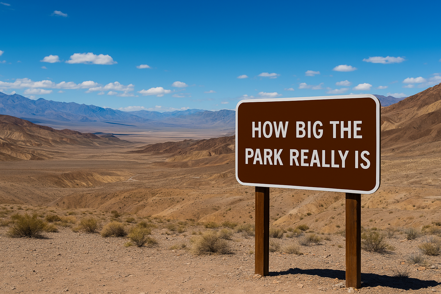 How big the park really is