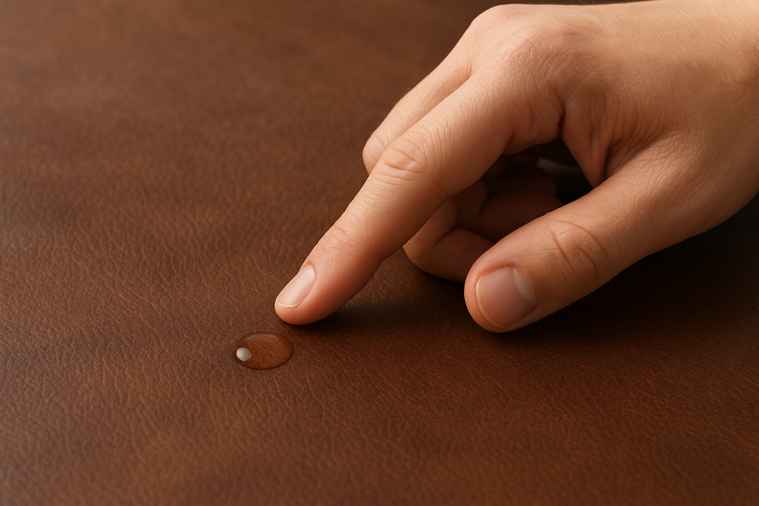 Test rapide pour confirmer votre type de cuir