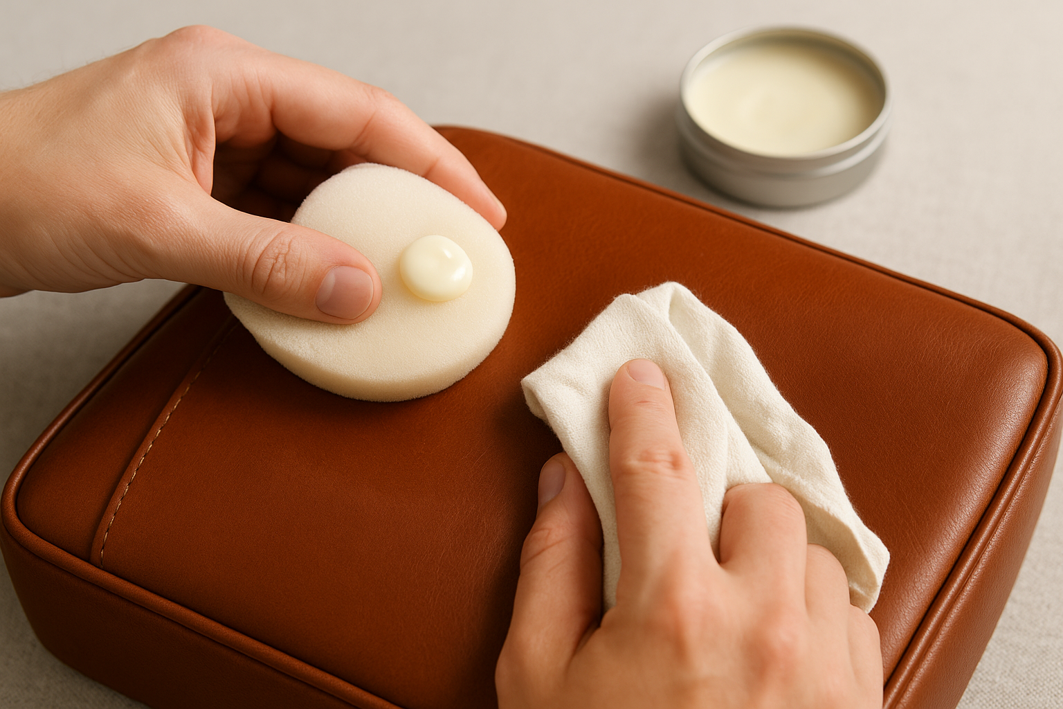 Application du produit nourrissant