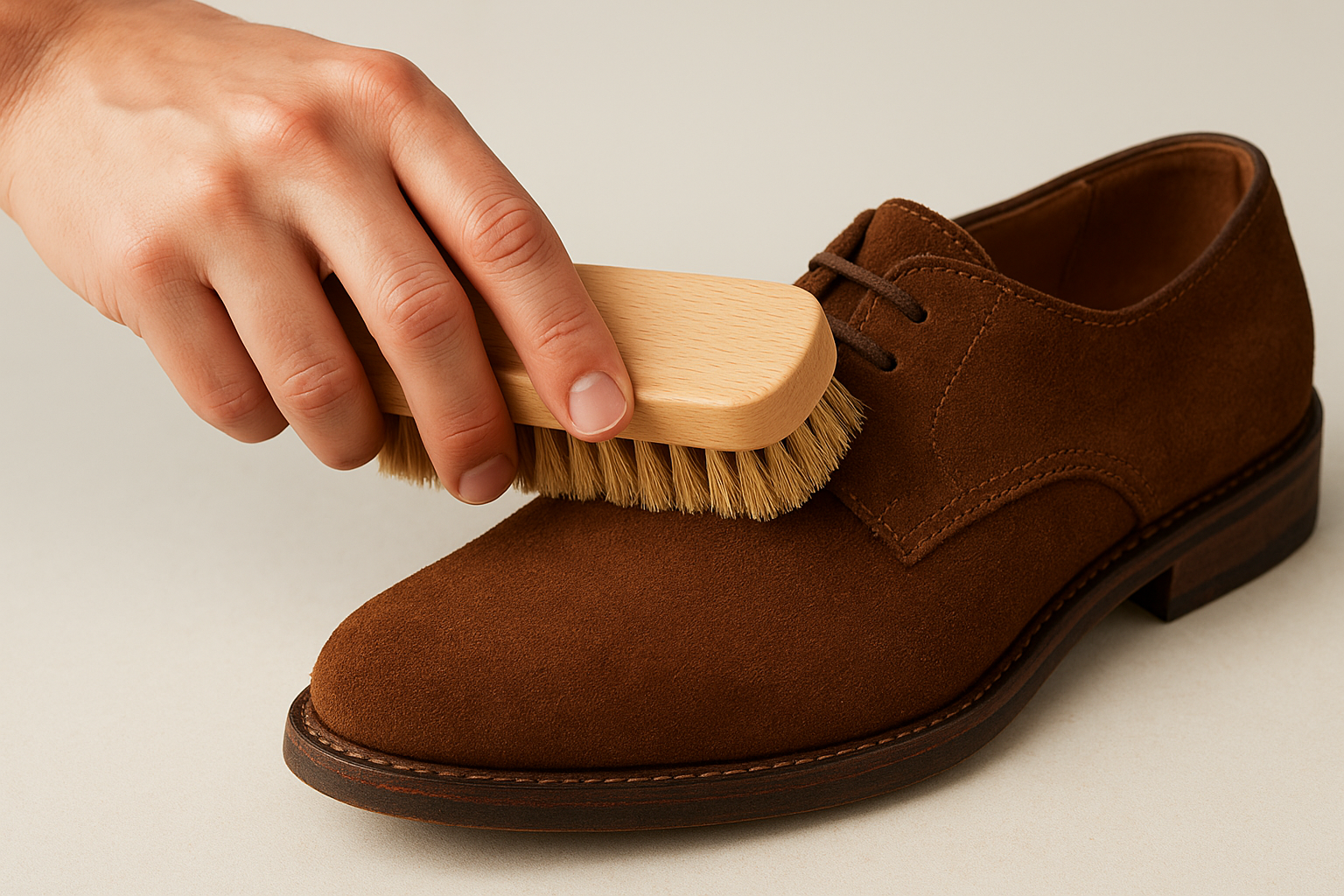 Brosser pour préparer les fibres