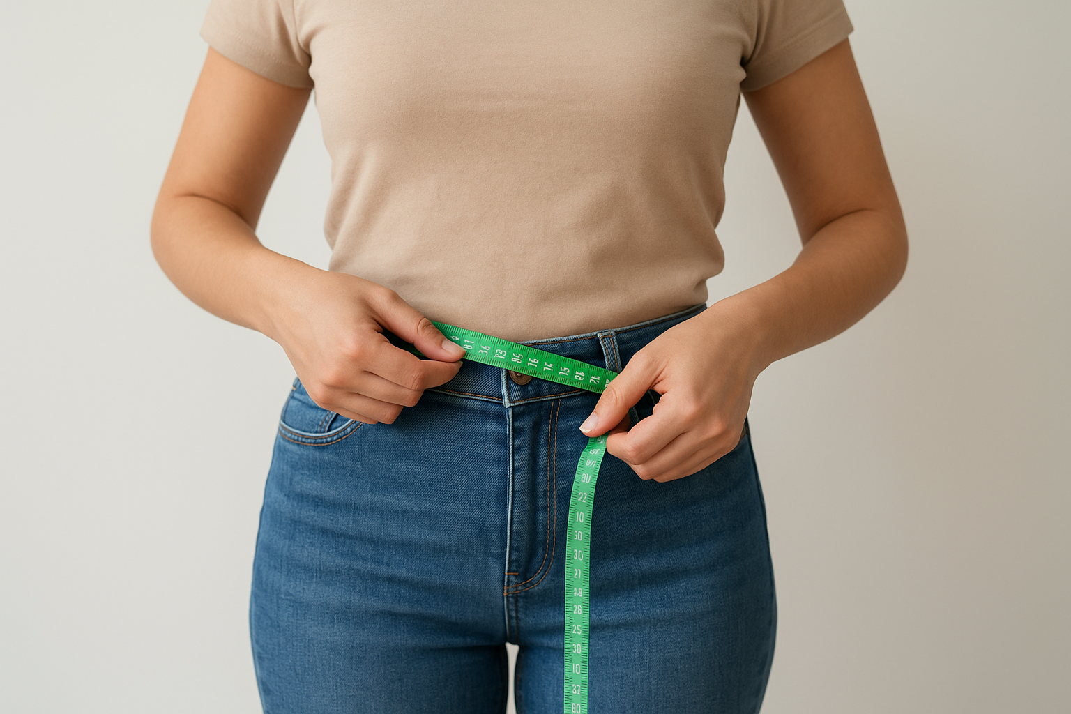 Wo du messen solltest: Taille oder Hüfte?