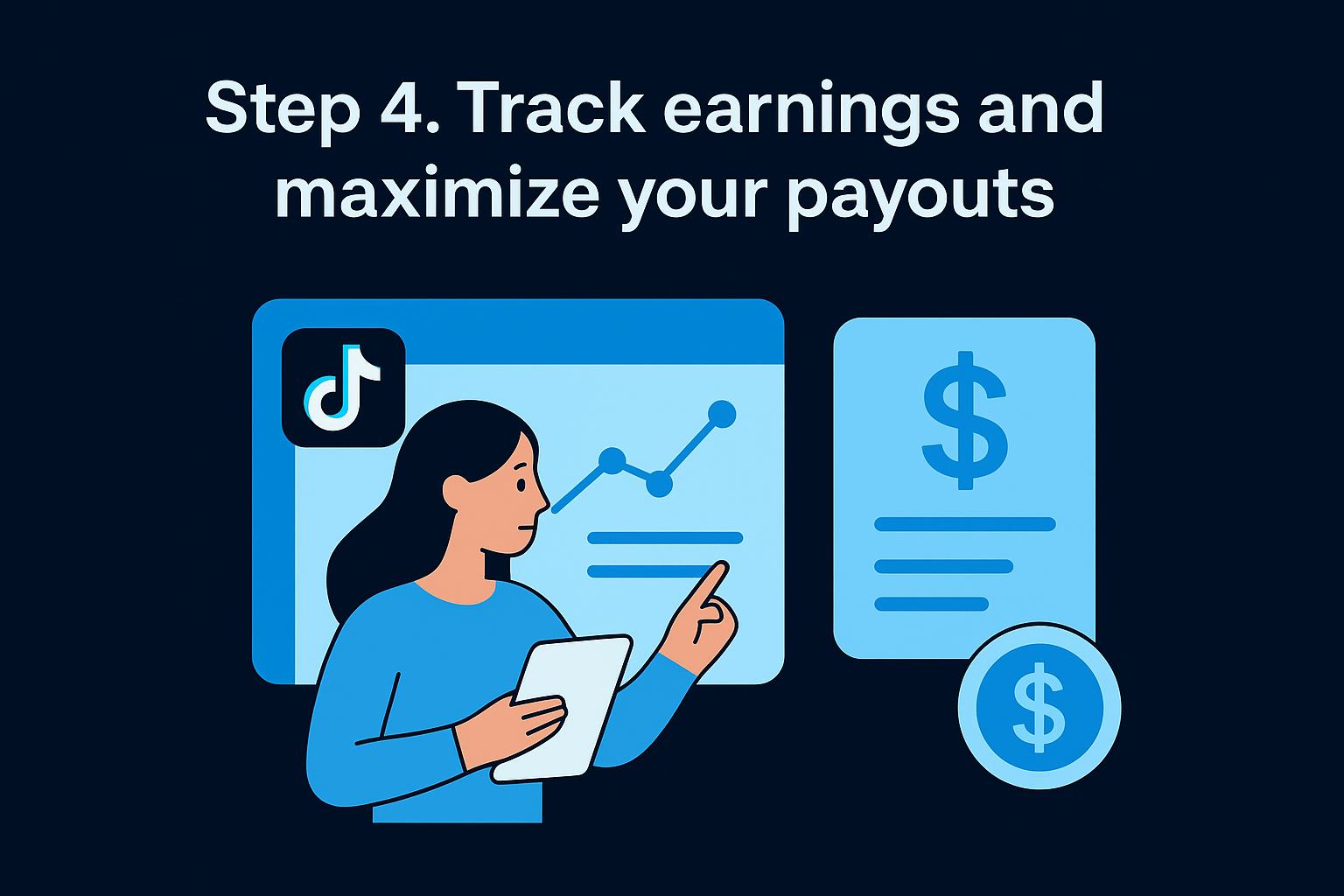 Step 4. Track earnings and maximize your payouts