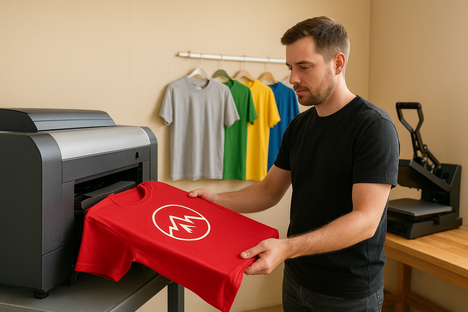 1. Local custom apparel companies like Apex Workwear